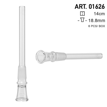 Glas Chillum 14cm 18,8er Schliff